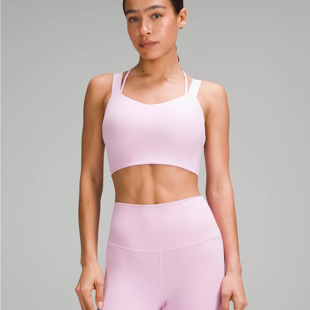 Like a Cloud Longline Ribbed Bra Light Support, D/DD Cups - Size 6
